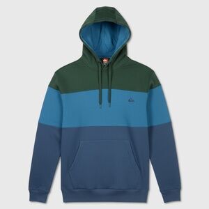 Quiksilver Colorblock Hoodie - NWT Mens Size‎ Large Multicolor - #48422-C5*